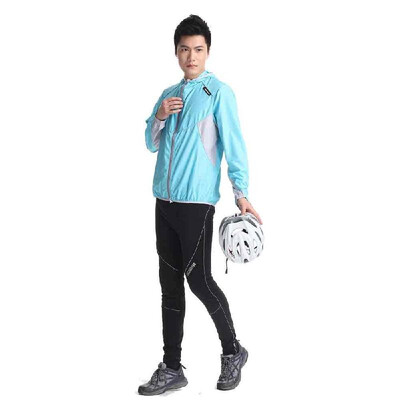 

Men Women Sports Jersey Running Cycling Bicycle Windproof Sleeve Coat Jacket Clothing Hooded Casual Water-resistant
