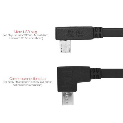 

Zhiyun Control Cable Support Shutter Video&Zoom Functions for Sony RX Series H Series QX Series Camera for Sony All Mirrorless