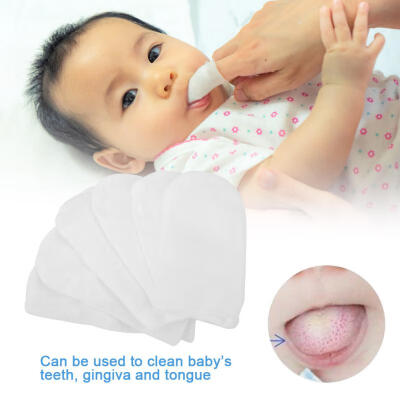 

Greensen 6pcs Set Cotton Gauze Elastic Finger-cot for Kid Baby Oval Cavity Cleaning Tool