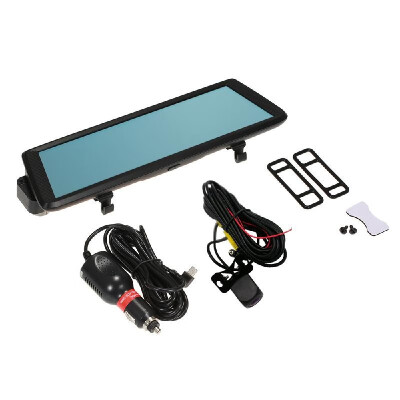 

10 Inch Full HD 1080P Dash Cam Recorder Rearview Mirror Waterproof Night Vision Front And Rear View Camera