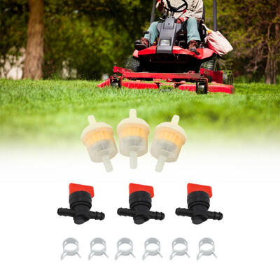 

Greensen Fuel Gas Tank Shut Off Valves Filters Clamps Garden Brush Cutter Lawnmower Accessory