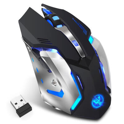 

HXSJ M10 24GHz Wireless Gaming Mouse Rechargeable Backlight Mice Black