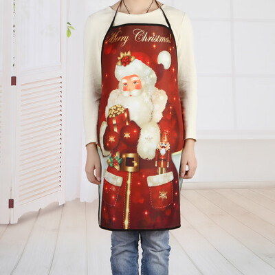 

Gobestart Christmas Decoration Waterproof Apron Christmas Dinner Party Apron