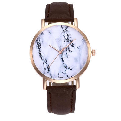

2018 luxury fashion military quartz watch Temperament Women Leather Band Fashionable Business Wristwatches Simple clock D