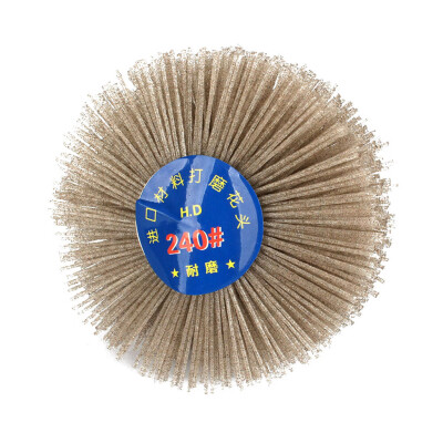 

〖Follure〗Flower Head Abrasive Nylon Wheel Wooden Polishing Brush 6 mm Handle