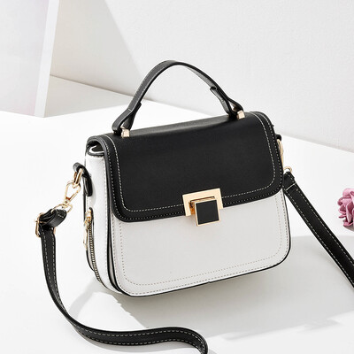 

Ladys Summer Fashion Lock Handbag Recreational Colour Concise Korean Edition Single Shoulder Slant Bag