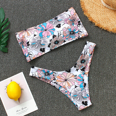 

Saidsome Womens Sexy Bikini Lining Bra Split Swimsuit Beach Swimwear