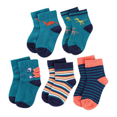 

5pairsLot Cute Cartoon Baby Boys Girls Soft Cotton Socks Kids Stripe Socks
