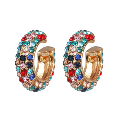 

New Women Ear Cuff Jewelry Fashion Cross No Pierced Small Earring Girl Clip Ear Cuff Micro Pave CZ Earrings