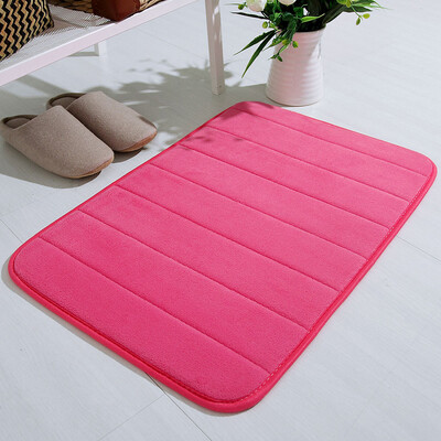

Siaonvr Absorbent Soft Memory Foam Mat Bath Bathroom Bedroom Floor Shower Rug Decor