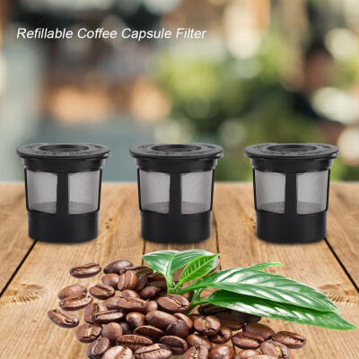 

36PCS Coffee Capsule Filters Plastic&304 Stainless Steel Refillable Reusable Coffee Capsule Filters Replacement