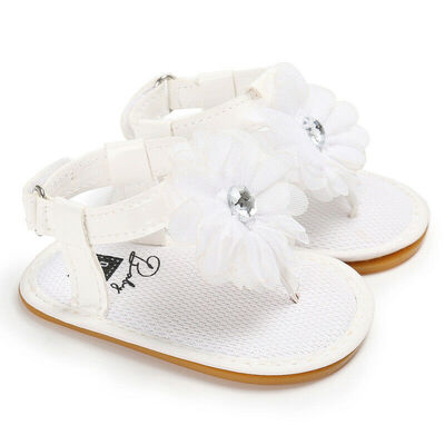 

Fashion Infant Baby Girl Soft Sole Sandals Toddler Summer Shoes Flower Sandal