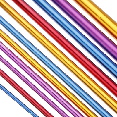 

Siaonvr 11pcs 106 Aluminum Tunisian Afghan Crochet Hook Knit Needles Set 2-8mm LW