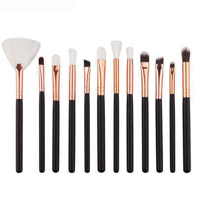 

〖Follure〗12pcs Makeup Brush Set tools Make-up Toiletry Kit Wool Make Up Brush Set