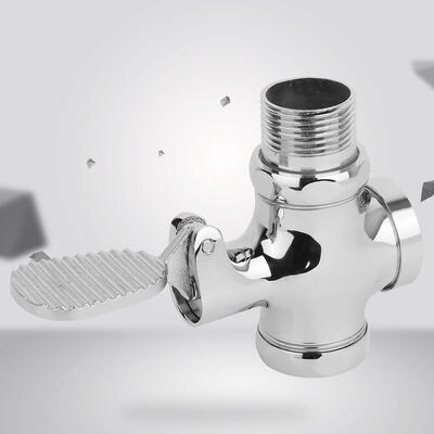 

Greensen Office Hotel Bathroom Toilet Flush Valve Foot-pressing Flushing Tool Pedal Delay Flush Valve