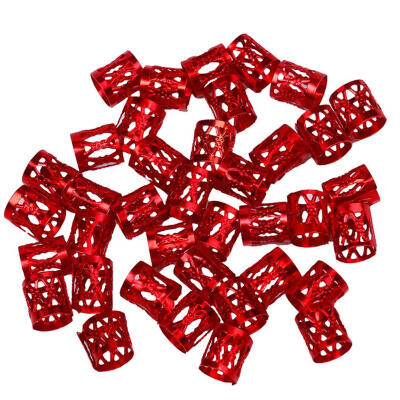 

100pcsBag Colorful Hair Braiding Beads Rings Hair Styling Decoration Tools