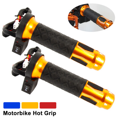 

1 pair of 2 Pcs Motorcycle Parts Heating 12v Motorcycle Handle Motocross Suitable for 22mm Throttle Diameter Handle Grips