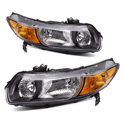 

Headlights Assembly Replacement for 2006-2011 Honda Civic Coupe 2Dr LeftRight