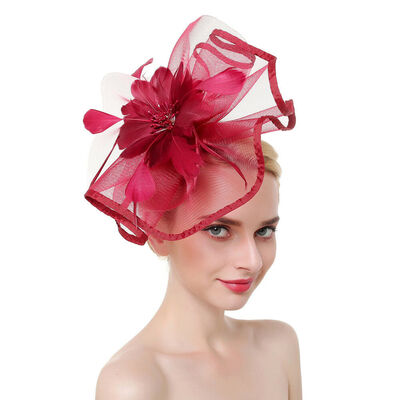 

HOT party large fascinator handmade hair accessory clip hat women bridal wedding