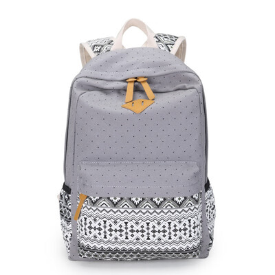 

Marsoul ethnic wind canvas shoulder bag ladies casual backpack fashion travel bag student bag waterproof canvas bag large capacity