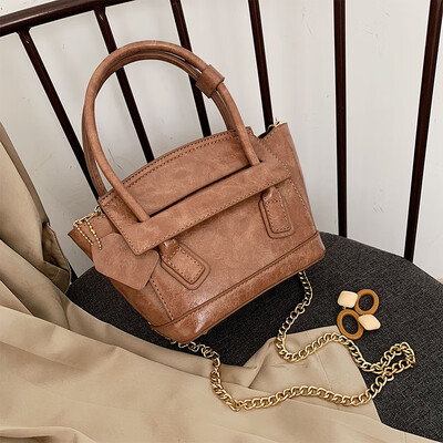 

Senior retro small bag women 2019 new wave Korean Joker chain Messenger bag temperament portable shoulder bag