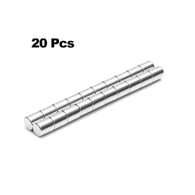 

20Pcs Mini Size 4x5mm Rare Earth Neodymium Magnety Strong-magnetic for Whiteboard Refrigerator DIY Crafts Science&Office Use