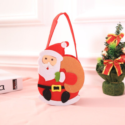 

FUNNYBUNNY Decorative Christmas BagsHoliday Fun Xmas Decor Decorations Bag Stockings Santa Snowman Reindeer