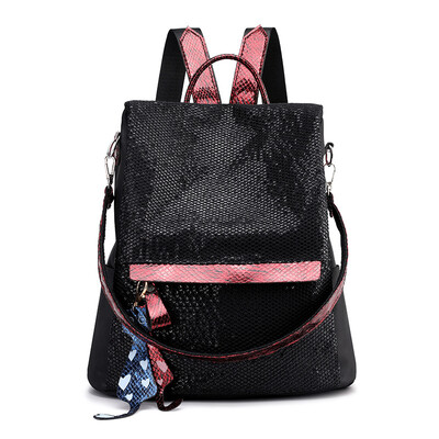 

Anti-theft Shoulder Bag Womens Korean Edition Oxford Bull Small Backpack Baitao Tourist Bag Sequined Small Bag