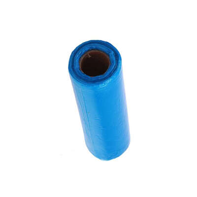 

1-Roll30pics Plastic Blue Rubbish Garbage Office Home Toilet Clean-up Waste Trash Bags Disposable