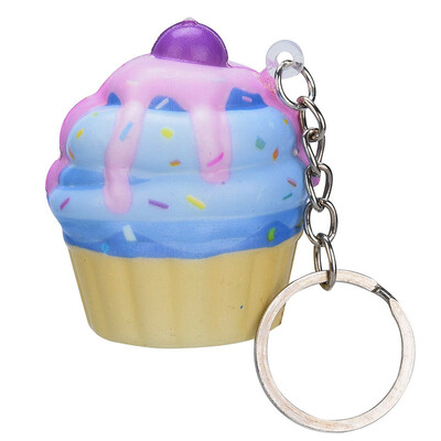

Tailored Kawaii Adorable Ice Cream Cake Scented Cream Slow Keychain Stress Reliever Toy