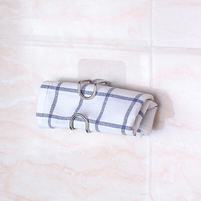 

Greensen Trace-less Sucker Hook Hook Hanger Wall Mounted Kitchen Bathroom Suction Cup Rag