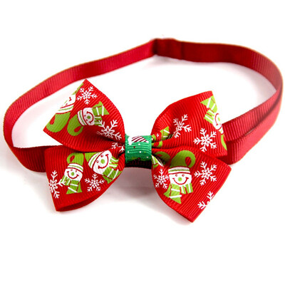 

Festive Pet Cat Dog Neck Collar Rope Christmas Ribbon Bow Pet Collar Unique