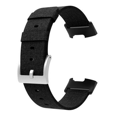 

Canvas Adjustable Watch Band Smart Bracelet Wrist Strap for Fitbit Charge 3