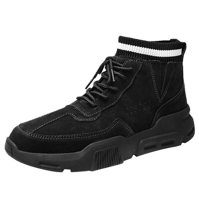 

Martin boots mens tide brand Martin shoes high help Martin shoes British wind mens snow boots socks mouth tooling casual boots