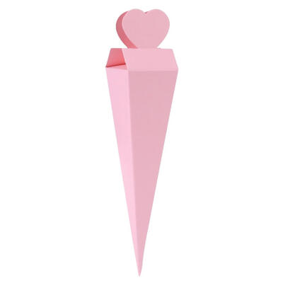 

10pcs Ice-cream Cone Triangle Shape Wedding Candy Box Gift Snack Holder