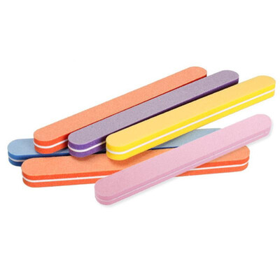 

5PCS Nail Art Polish Sandpaper Strip Bar Set Polishing File Tool