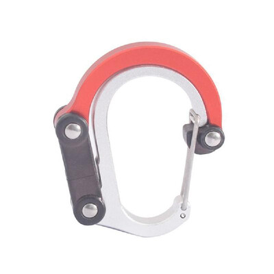 

Portable Folding Hook Clip D-shape Carabiner Rotating Handbag Clip Purse Hook Bag Hanger