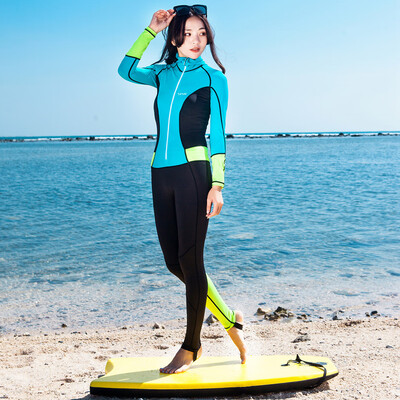 

Saidsome Women 05mm Neoprene Long sleeve Diving Wetsuit Spearfishing Suit Swimwear diving suit diving water diving mask