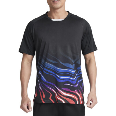 

Men\s Summer Badminton Sportswear Quick-drying Breathable Short-sleeved Training T-shirt