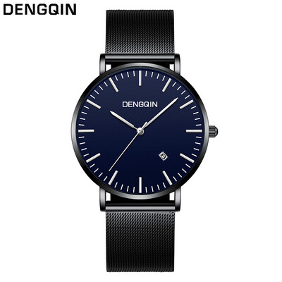 

Gobestart Fashion Quartz Date Watches Luxury Brand Stainless Steel Strap Mens Wrist Watch