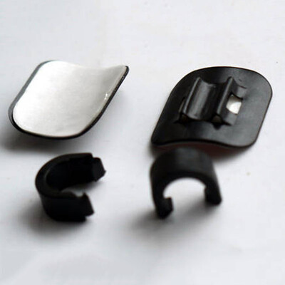 

4Pcs Bike Cable Guide Bicycle Hydraulic Hose Guides Black Stick On Guides