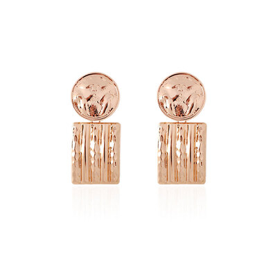 

Solememo New Hot ZA Geometric Drop Earrings Round Square Dangle Earrings For Women Fashion Simple Jewelry Christmas Gifts E4126
