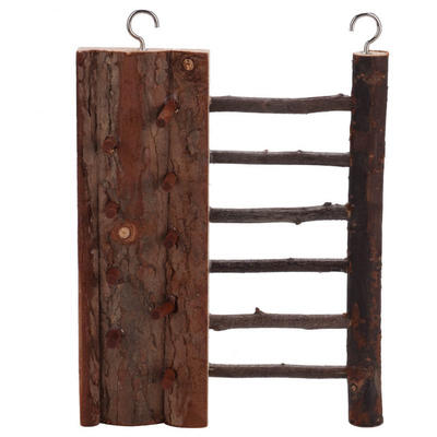 

Greensen 1pcs Wooden Small Pet Foot Ladder Climbing Toy Decompression Ventilation Hamster Supplies