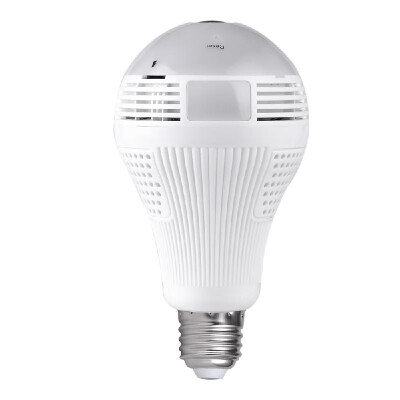 

HD 1080P 360° Infrared Bulb Camera Security Mini Wireless Lamp Cameras Fisheye Panoramic Bulb WIFI Network Remote Monitor