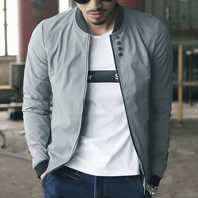 

US New Men Fashion Casual Jacket Warm Winter Baseball Coat Slim Outwear Overcoat M-XXXL