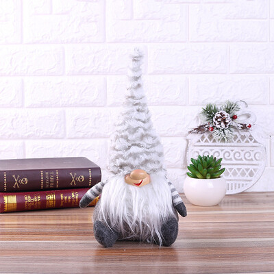 

Tailored Merry Christmas Xmas Doll Party Christmas Gift Dinner Party Tables Decor Gray