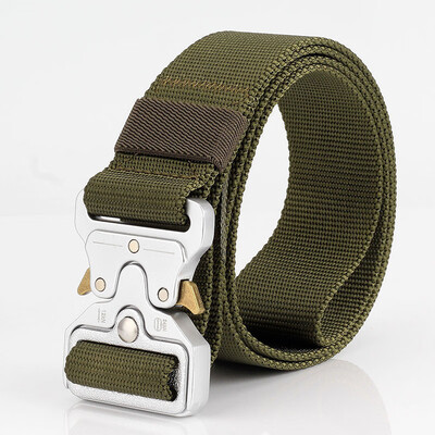

New Unisex belt Quick release Alloy Insert buckle Men belt outdoor sport high quality Nylon Men&Women casual belt