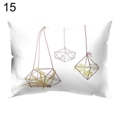 

Fresh Flower Cactus Throw Pillow Protector Case Cushion Cover Bedding Articles