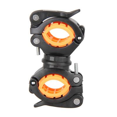

360 Rotation Cycling Bike Bicycle Light Flashlight Clamp Torch Clip Mount