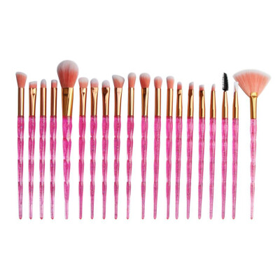 

Toponeto 20 PCS Make Up Foundation Eyebrow Eyeliner Blush Cosmetic Concealer Brushes